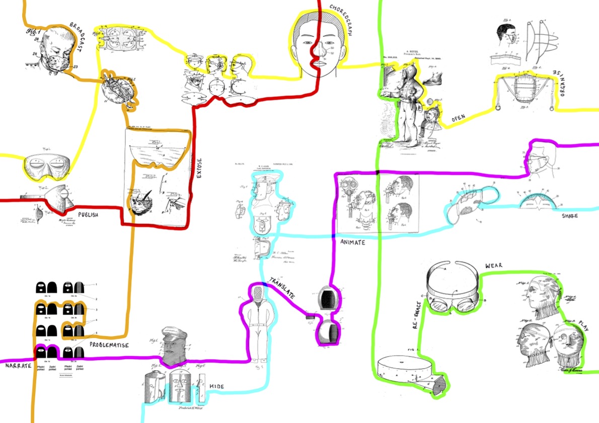 Performing Data Differently Map by Ellen Fowles published on Zenodo